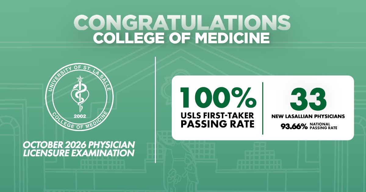 USLS Celebrates 33 New Lasallian Physicians