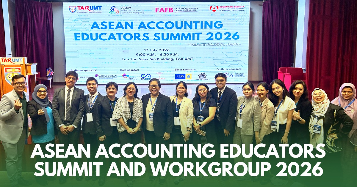 YAL-CBA Represents USLS at the ASEAN Accounting Educators Summit 2026 and Workgroup